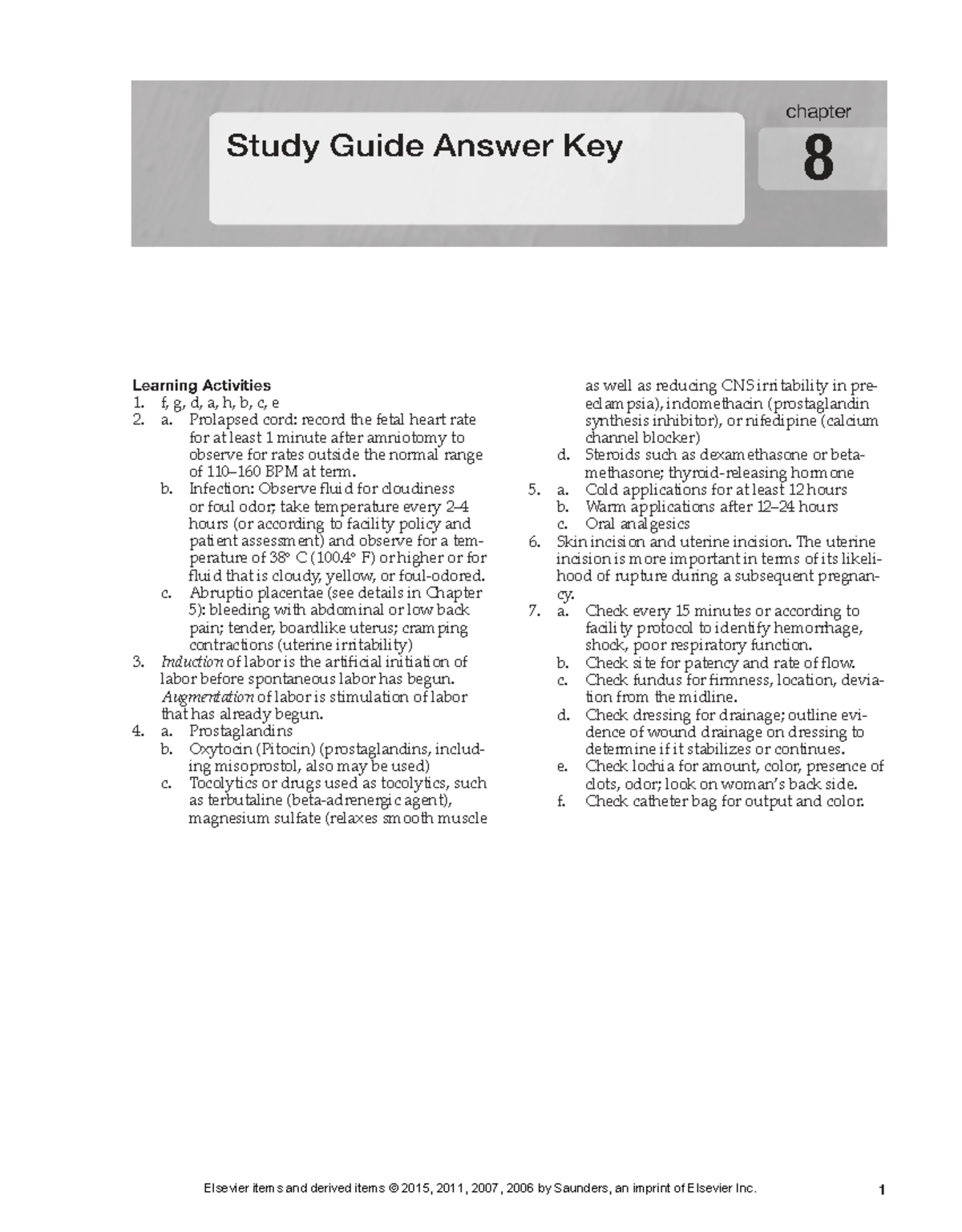 Leifer 344931331 Chapter 08 Study Guide Answer Key - Studocu