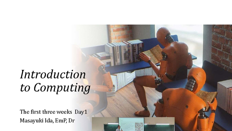 2025To Teach Day 1 - Intro to Computing & Software Development - Studocu