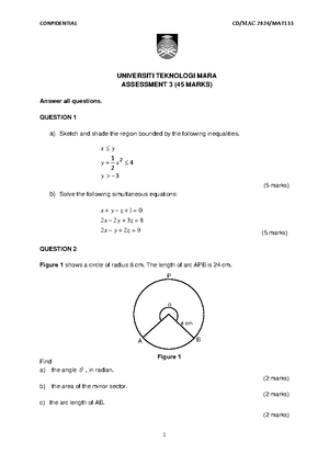 MAT435 Chapter 1 Partial Fraction - 1 PARTIAL FRACTION 1: INTEGRATING ...