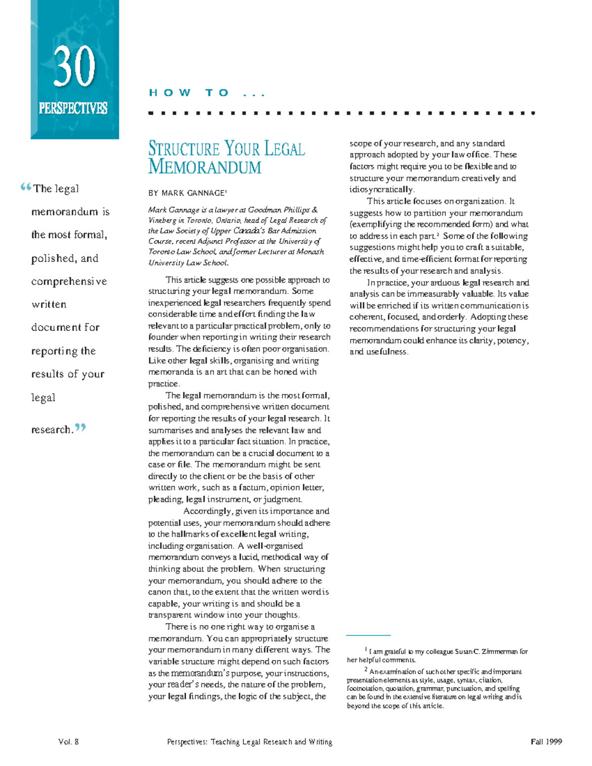 Legal Memo Template and Summary - H O W T O... “ The legal memorandum ...
