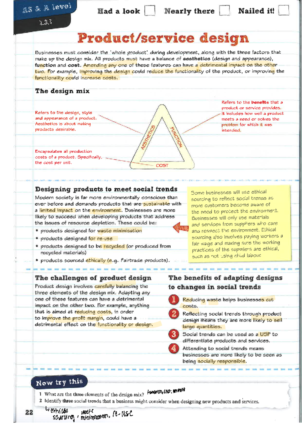 1.3 KO - A Level Business Design Mix, Promotion, Pricing & Distribution ...