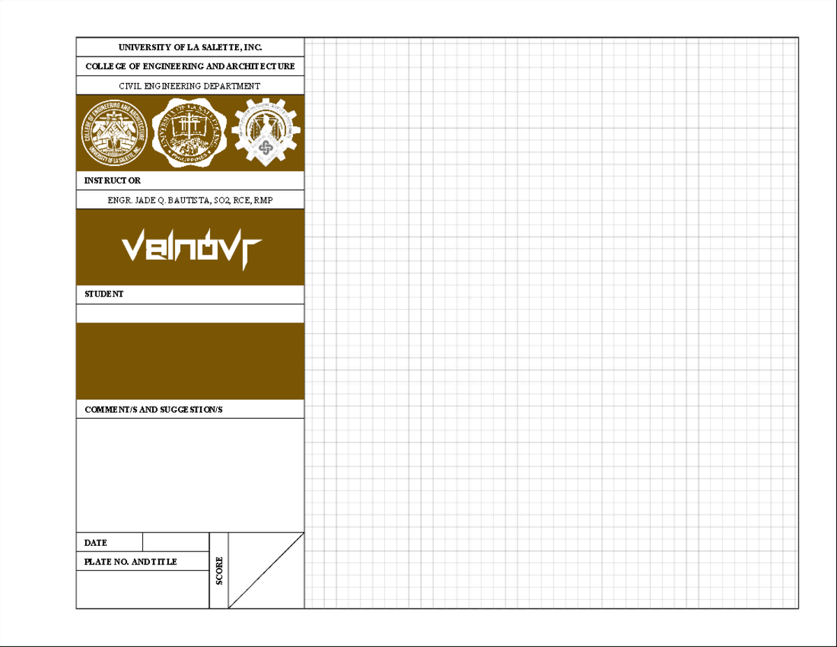Plate Format FOR Problem Solving Plates - Computer Software in Civil ...