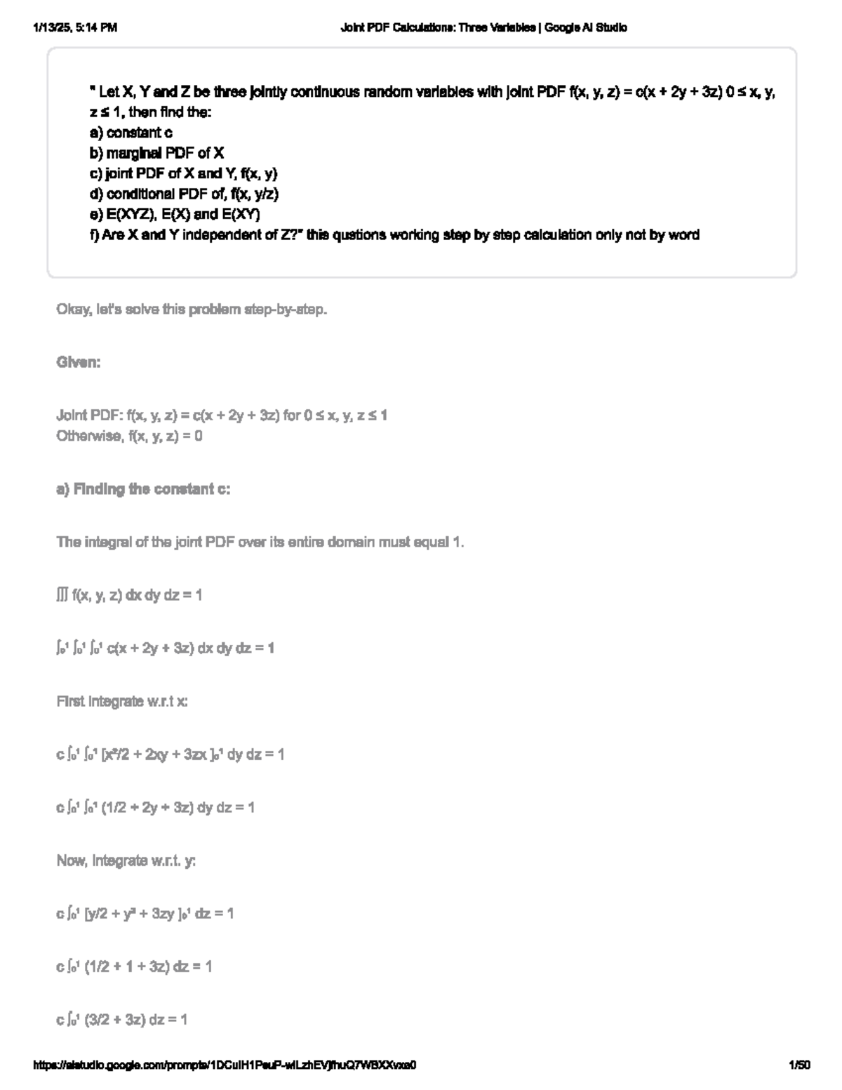 Distribution assignment answer all perfectly - 5:14 PM Joint PDF ...