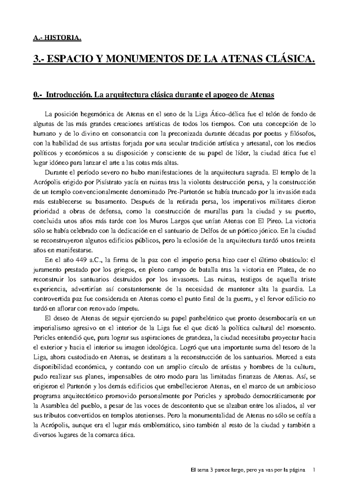 TEMA 2: Arquitectura Clásica en la Atenas de Pericles y el Partenón ...