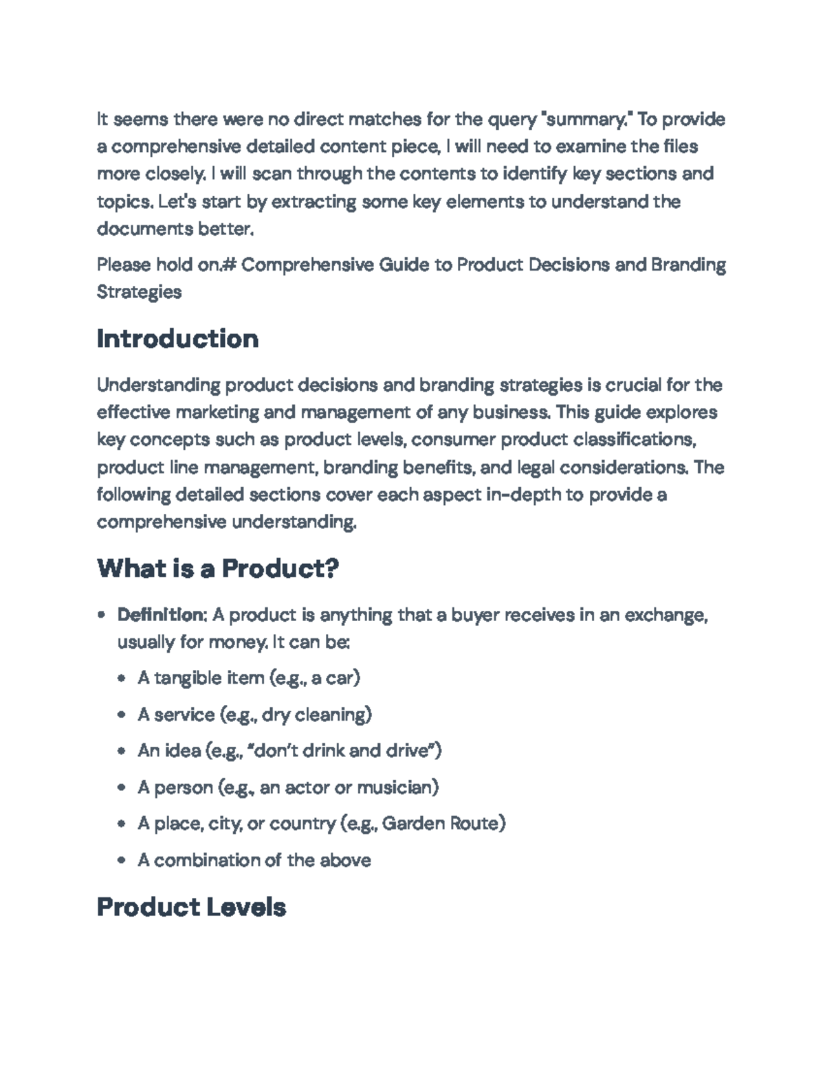 Comprehensive Midterm Study Notes on Product Decisions & Branding ...