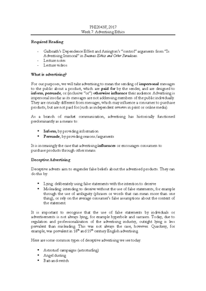 PHI2043F 2017 Test - past test 2017 - 1 PHI2043F BUSINESS ETHICS 2017 ...