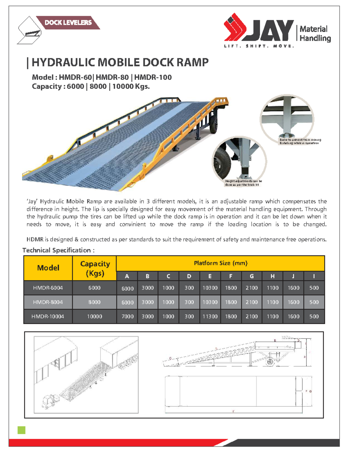 HYD 300K Mobile Dock Ramp Specifications & Features - Studocu