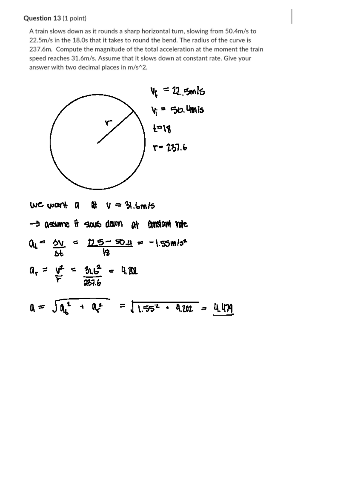 Physics Assignment 4 Part 2: Dynamics and Forces Analysis - Studocu