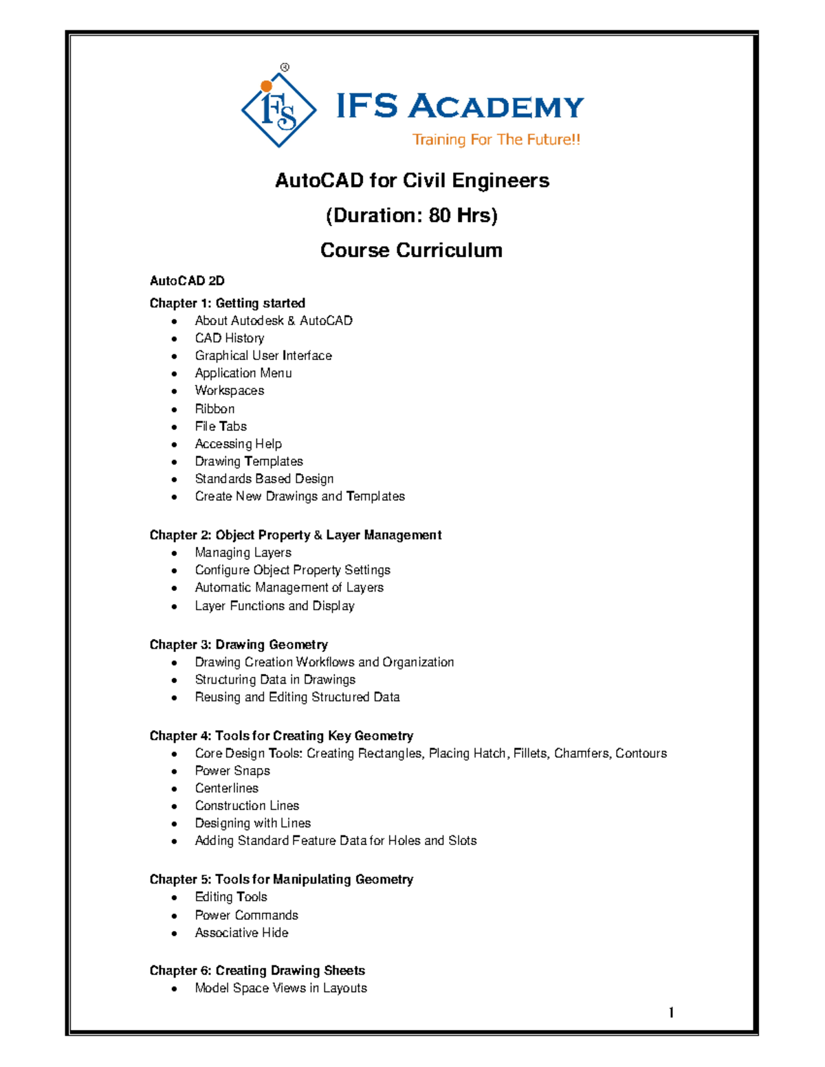 AutoCAD for Civil Engineers: Comprehensive Course Curriculum Overview ...