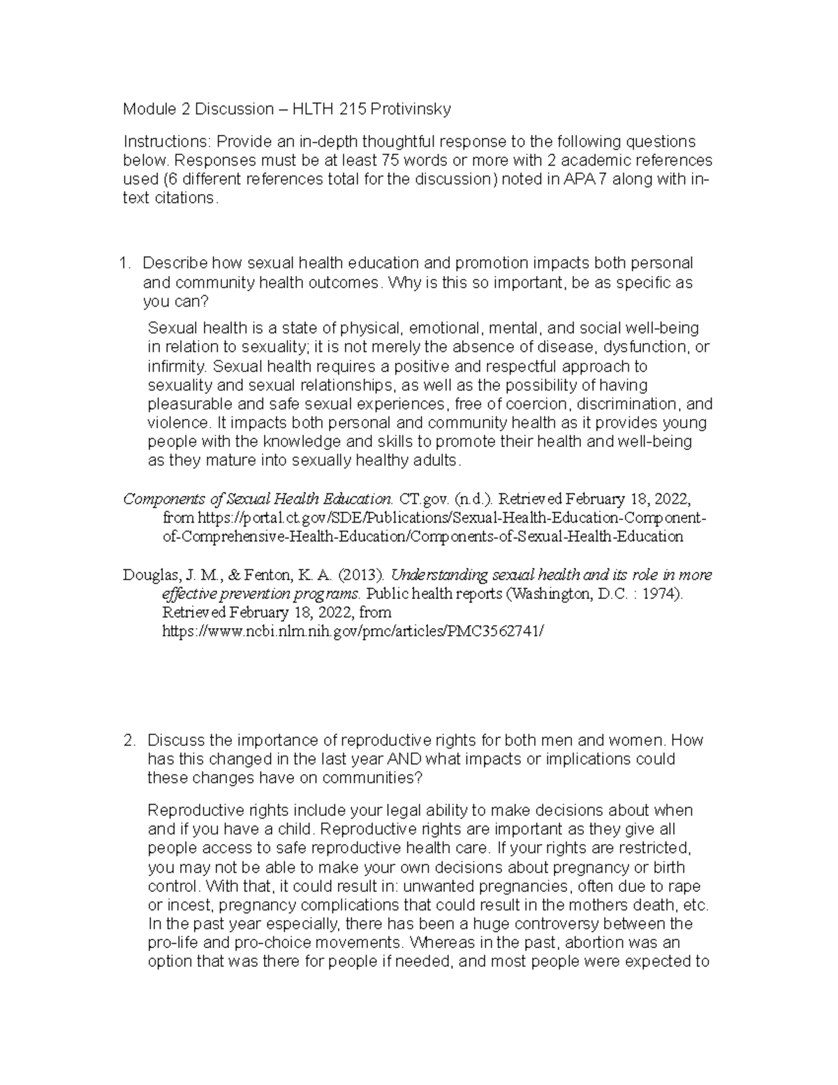 Module+2+Discussion+–+HLTH+215+Protivinsky - Module 2 Discussion – HLTH ...