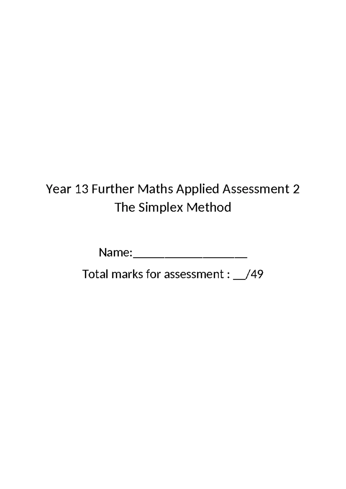 FP1 GCE Mathematics Advanced Level Practice Paper - Difficulty O - Studocu
