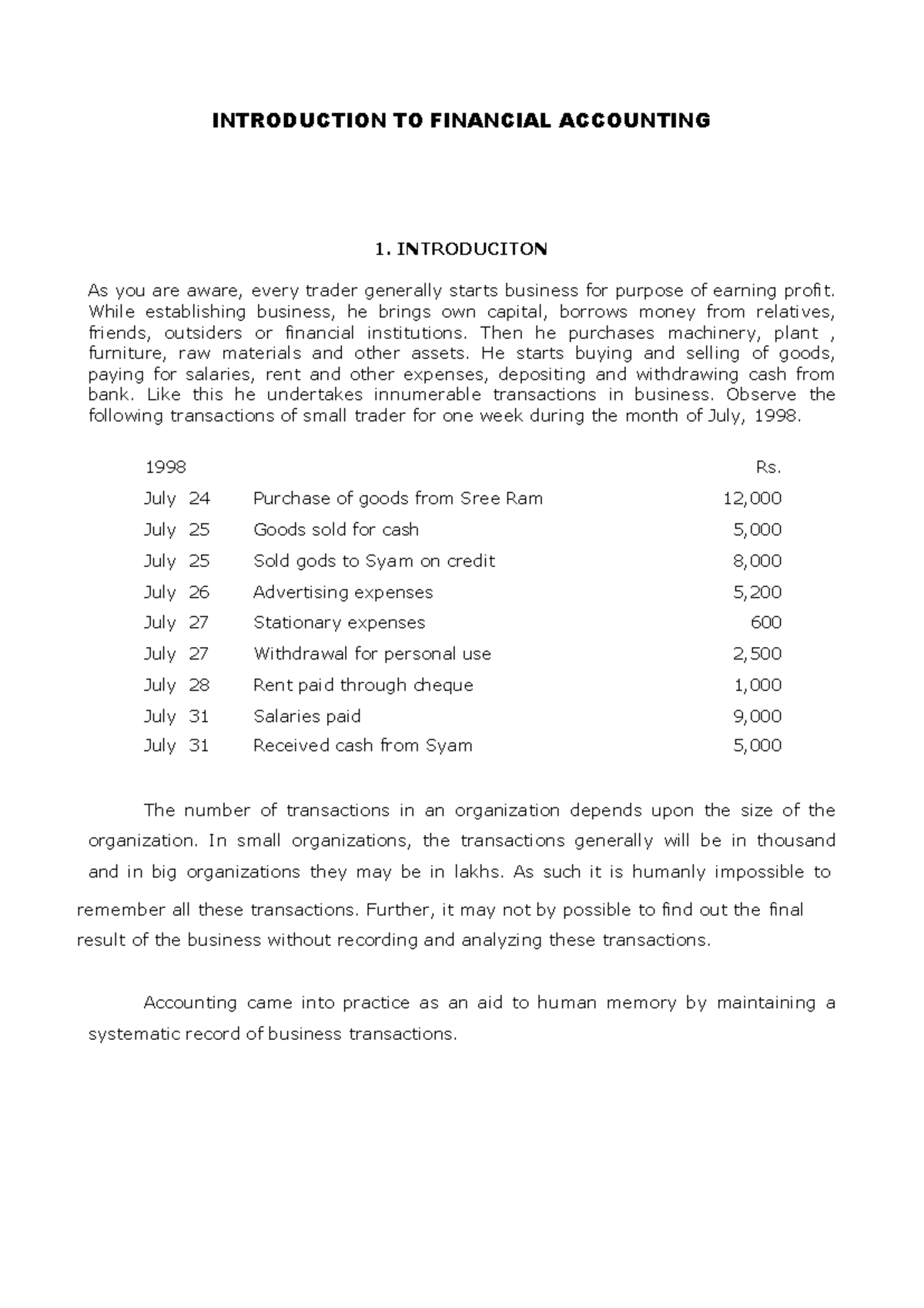Financial Accounting 101: Key Concepts and Principles - Studocu