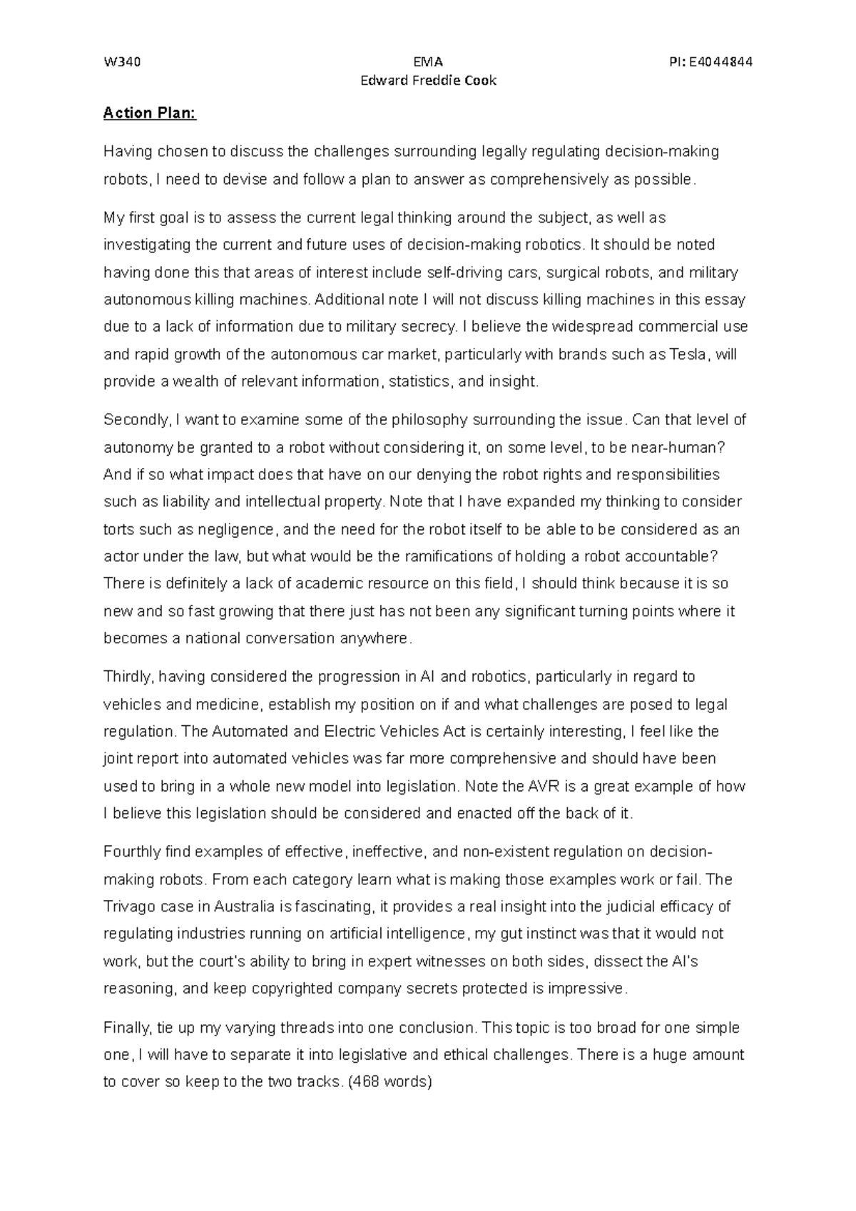 W340 EMA - The Legal Challenges of Regulating Decision-Making Robots ...