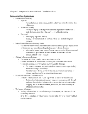 Chapter 3 Communication and Identity - Communication and the Self ...