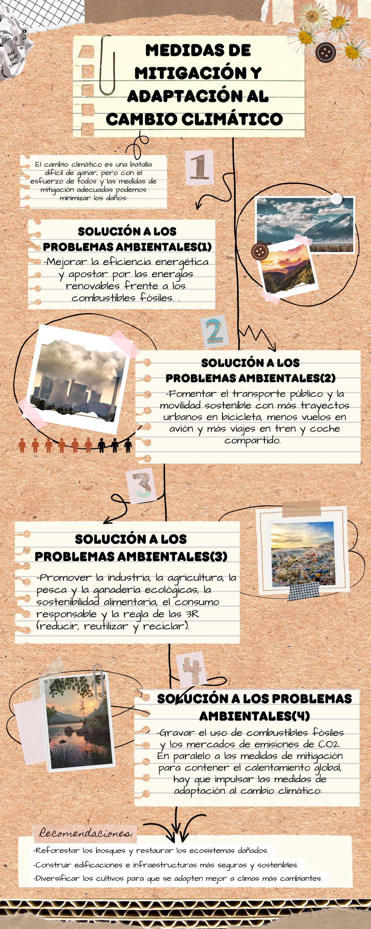 Infografía - Medidas de Mitigación y Adaptación al Cambio Climático ...