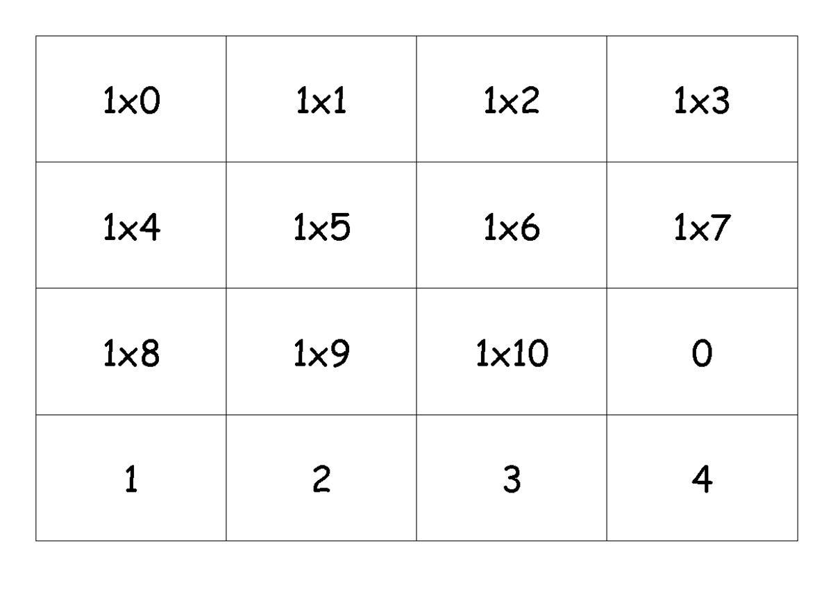 Memory tablas - Apuntes y ejercicios - 9 10 2x0 2x 6x2 6x3 6x4 6x 8x2 ...