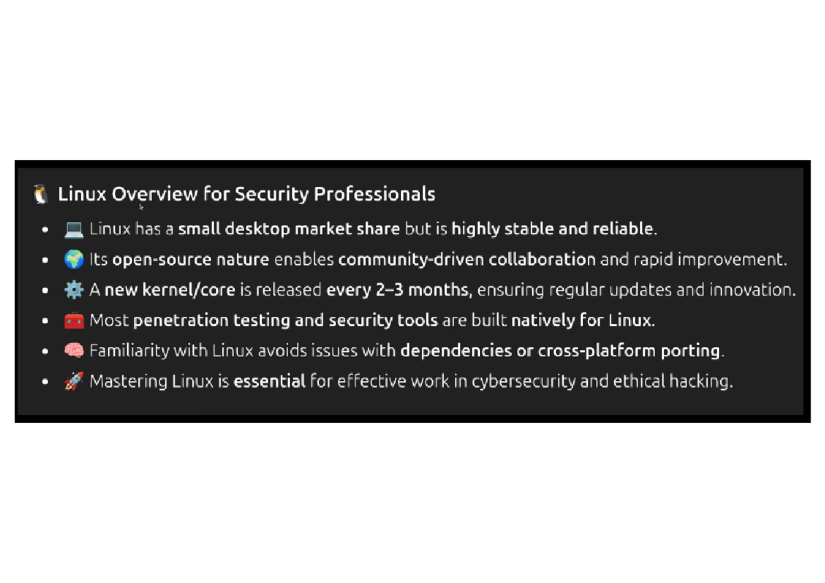 Linux Overview for Security Professionals: Essential Insights and Tools ...