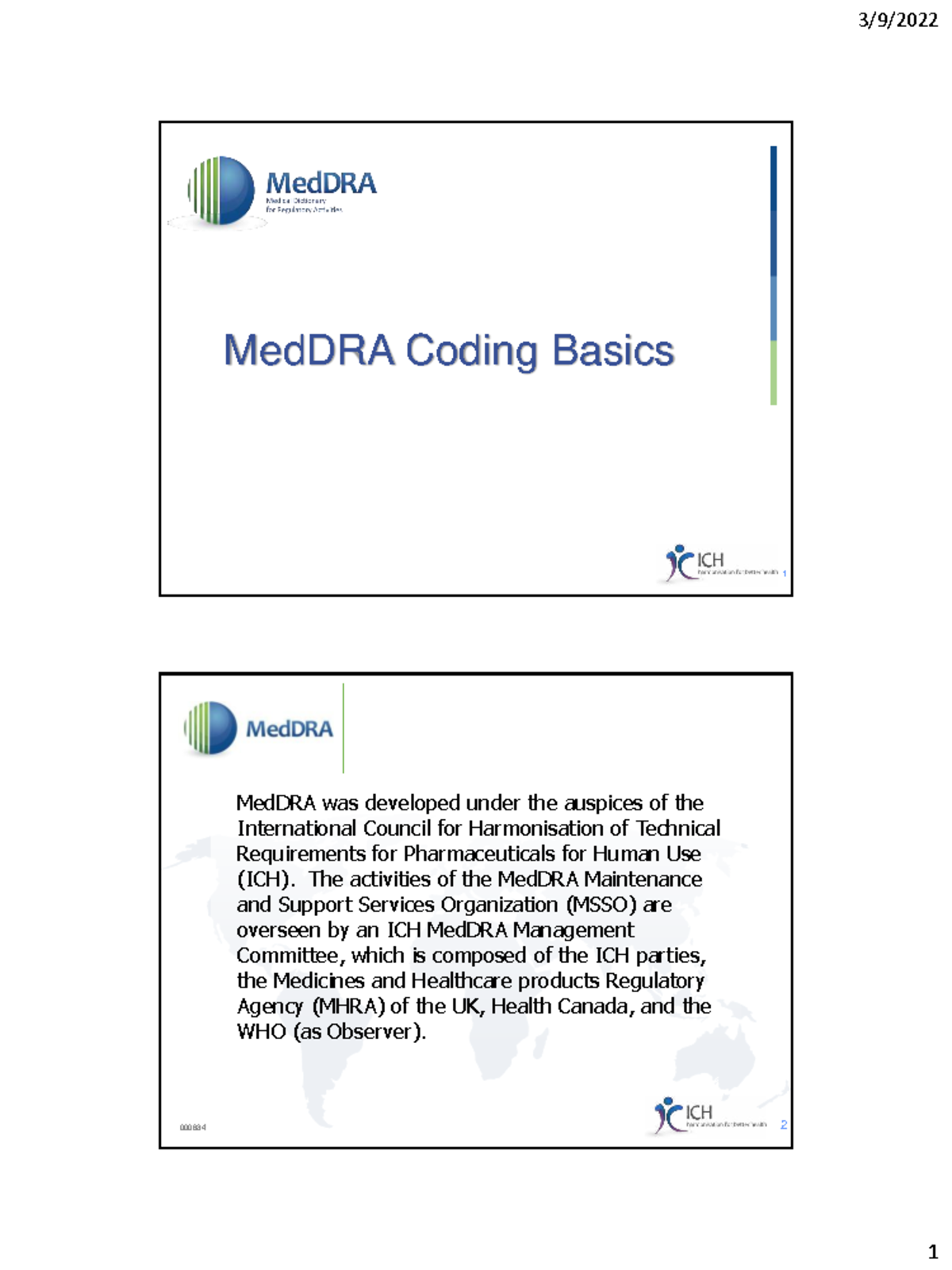 MedDRA Coding Basics: An Overview of Structure and Conventions - Studocu