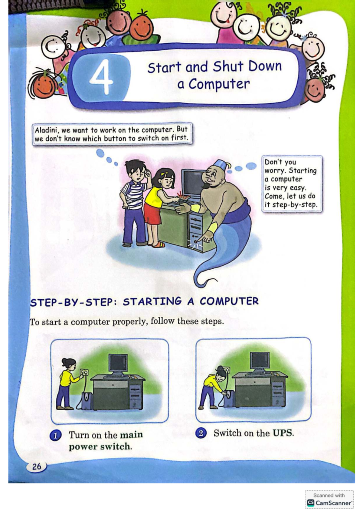 Grade 2 - Chapter 4: Starting and Shutting Down a Computer Notes - Studocu