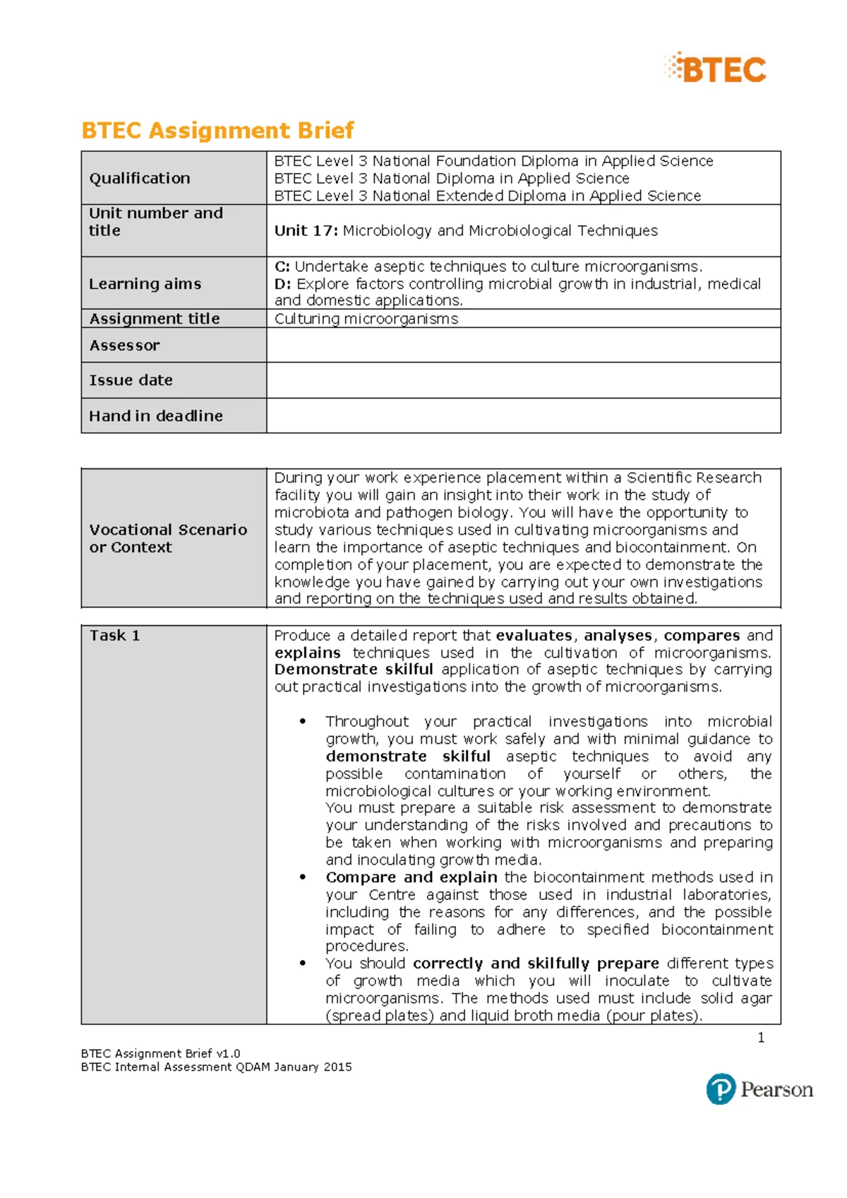 BTEC Level 3 Unit 8 Assignment: Musculoskeletal Disorders Analysis ...