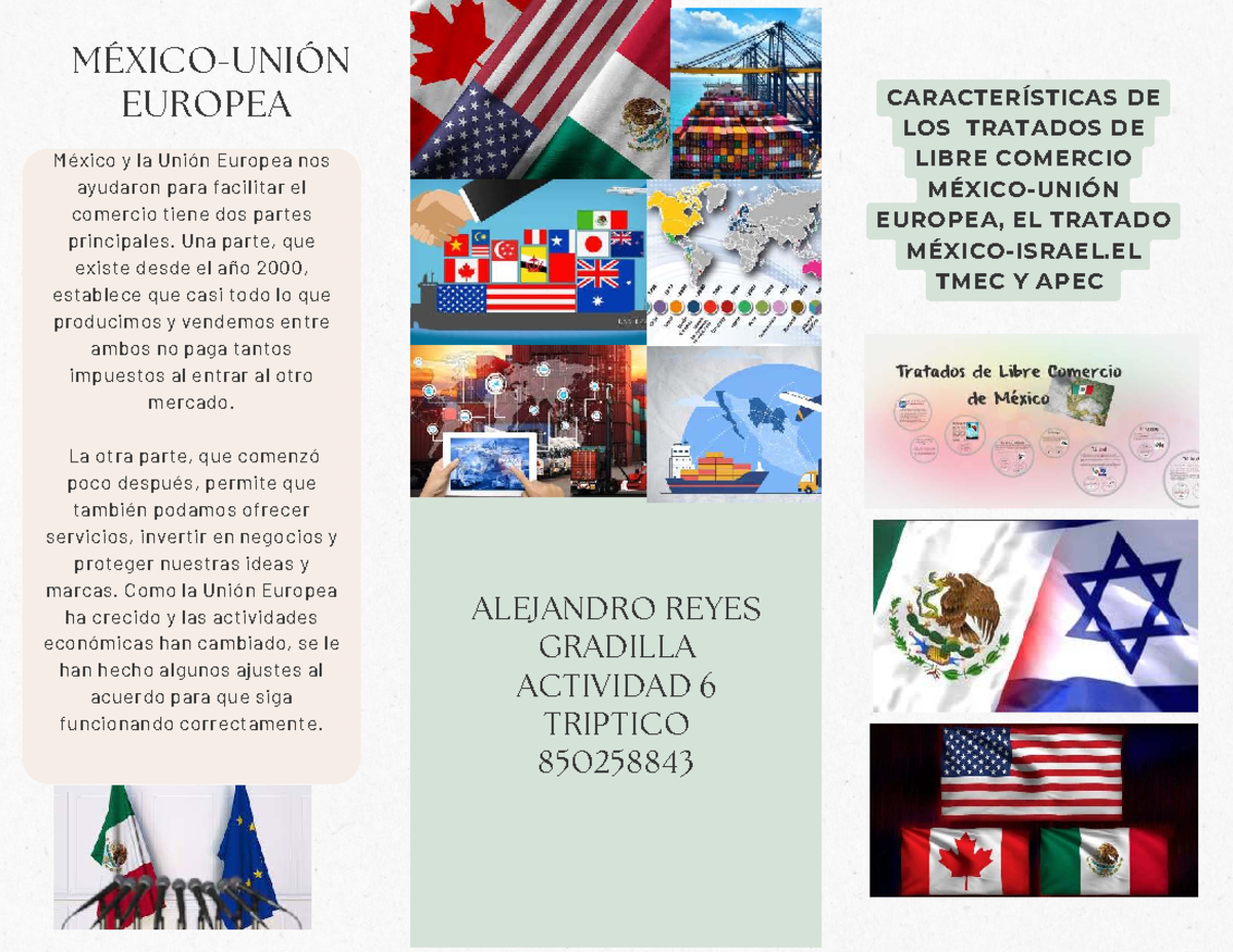 Características de los Tratados de Libre Comercio: TMEC y APEC - Studocu