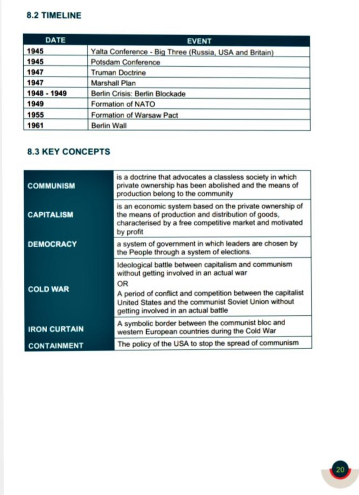 Cold War Notes: Key Events and Concepts (HIST 101) - Studocu
