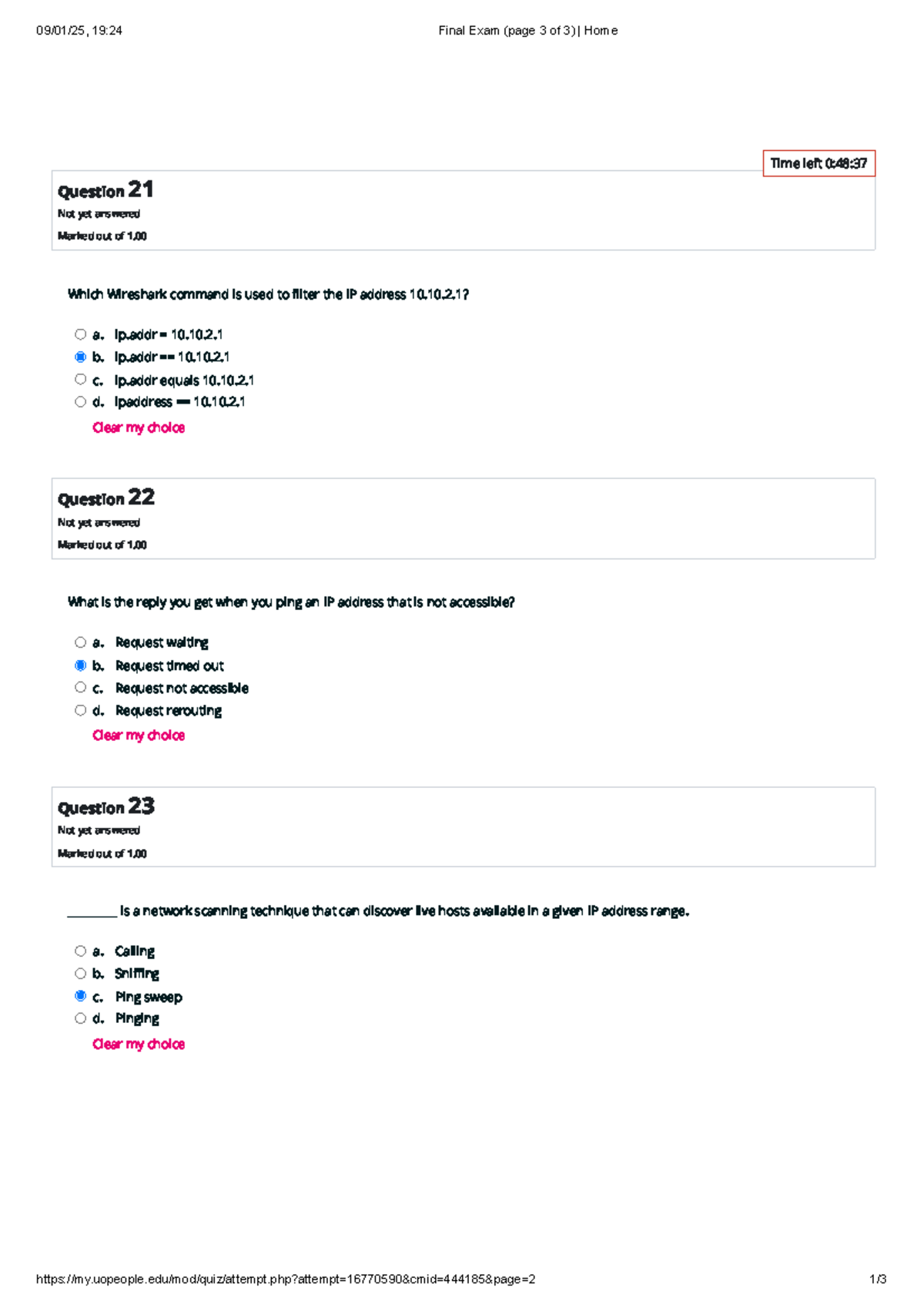 Final Exam Review Questions for CS 4404 (Page 3 of 3) - Studocu