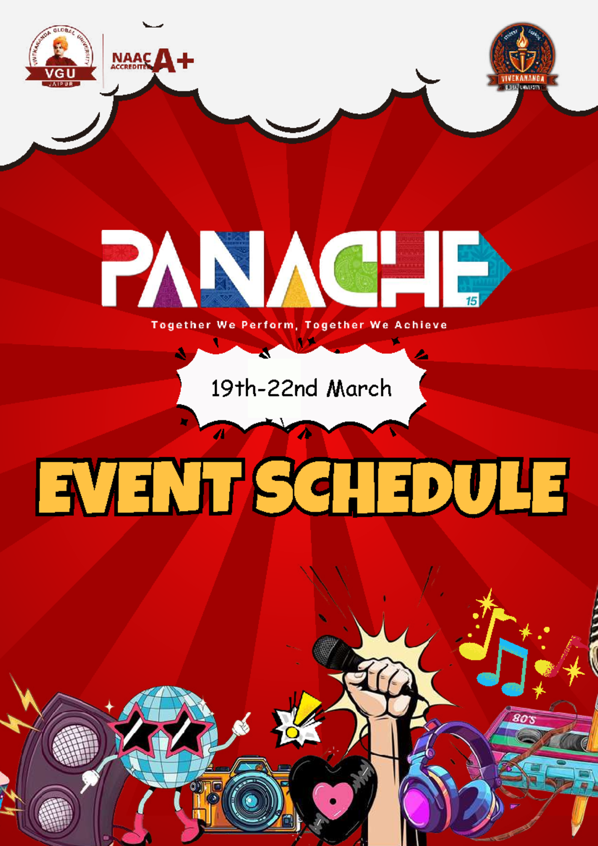 Panache - Events schedule - 19th-22nd March EVENT SCHEDULEEVENT ...