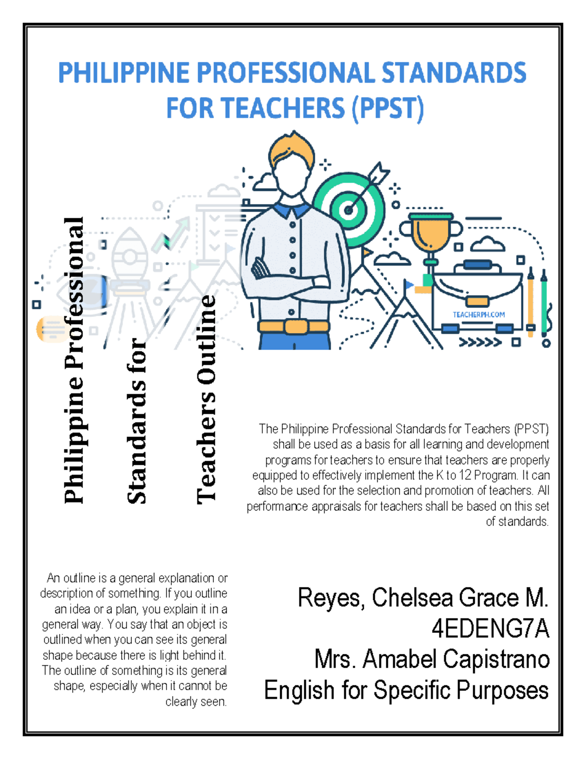 Philippine Professional Standards for Teachers Overview (4EDENG7A ...