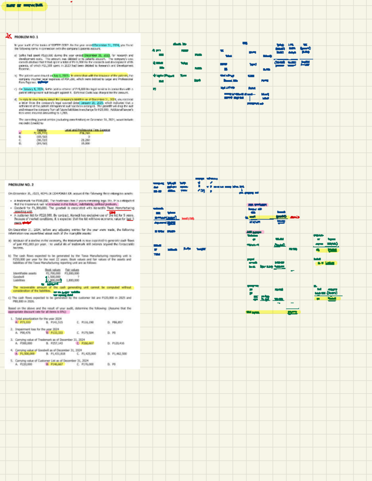Audit of Intangibles - RRD 141 Analysis and Viability - Studocu