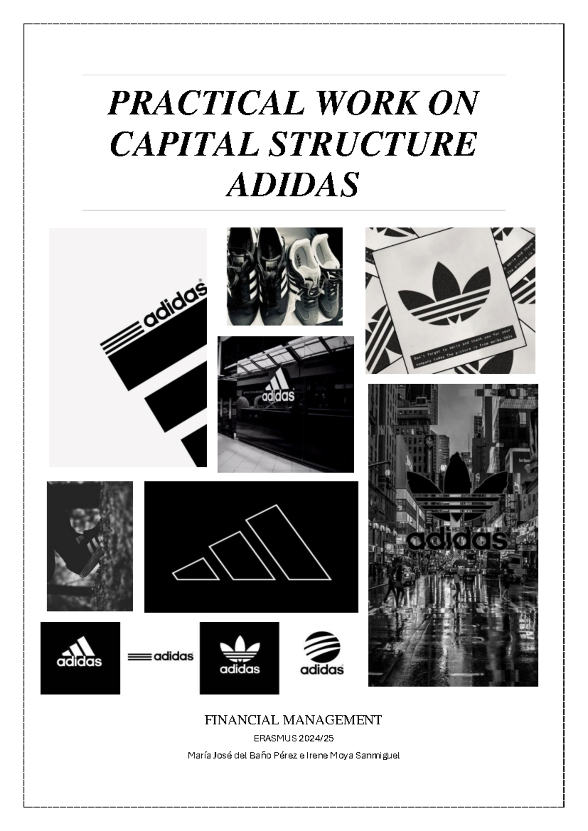 Trabajo sobre la Estructura de Capital de Adidas en Gestión Financiera ...