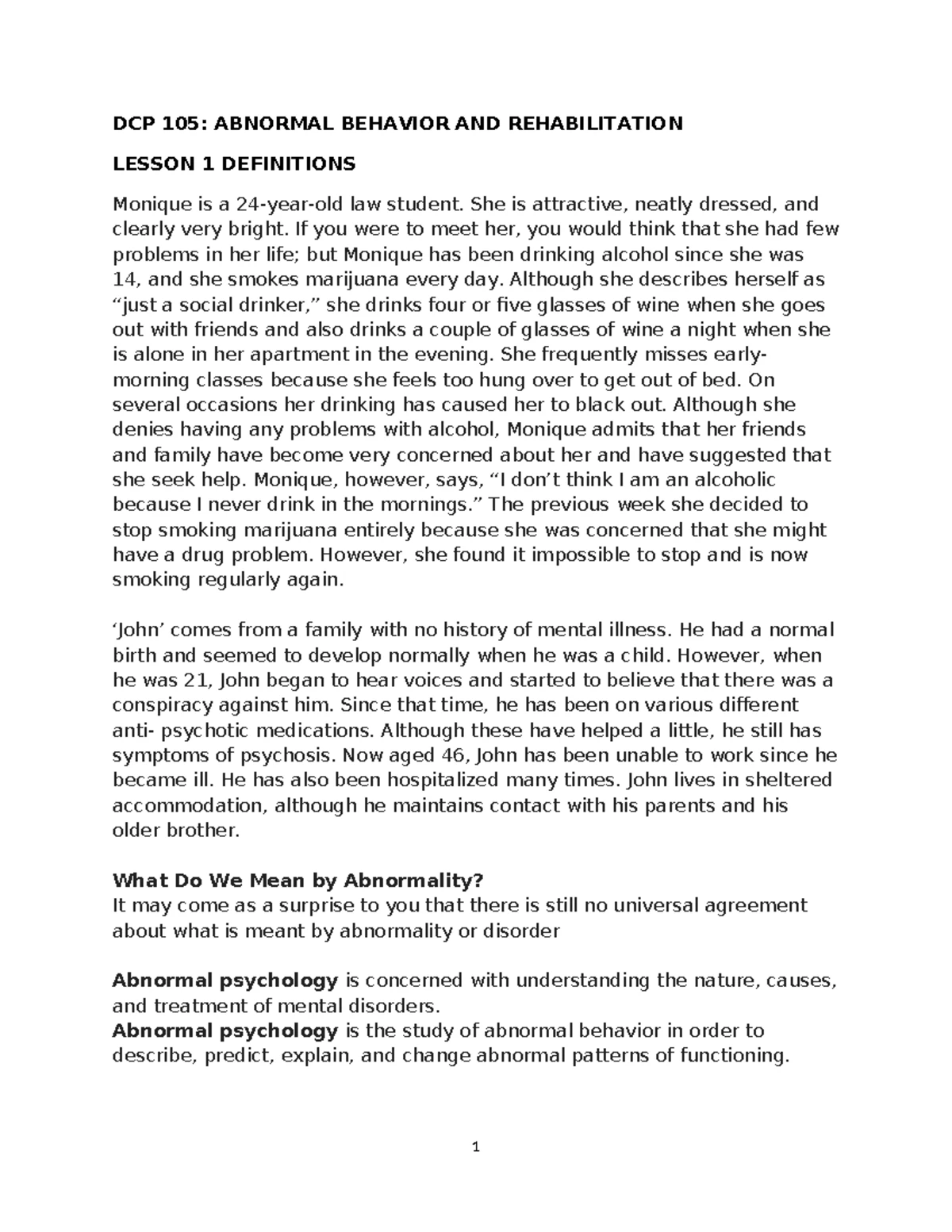 Behavior Therapy Study Guide - Psychotherapeutics 18MPS43C - Studocu