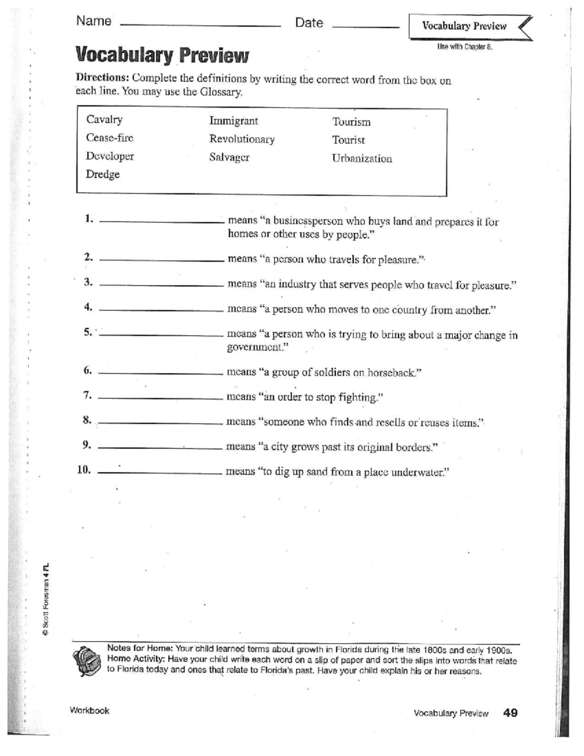 Vocabulary Preview and Review for Chapter 8 (Course Code) - Studocu