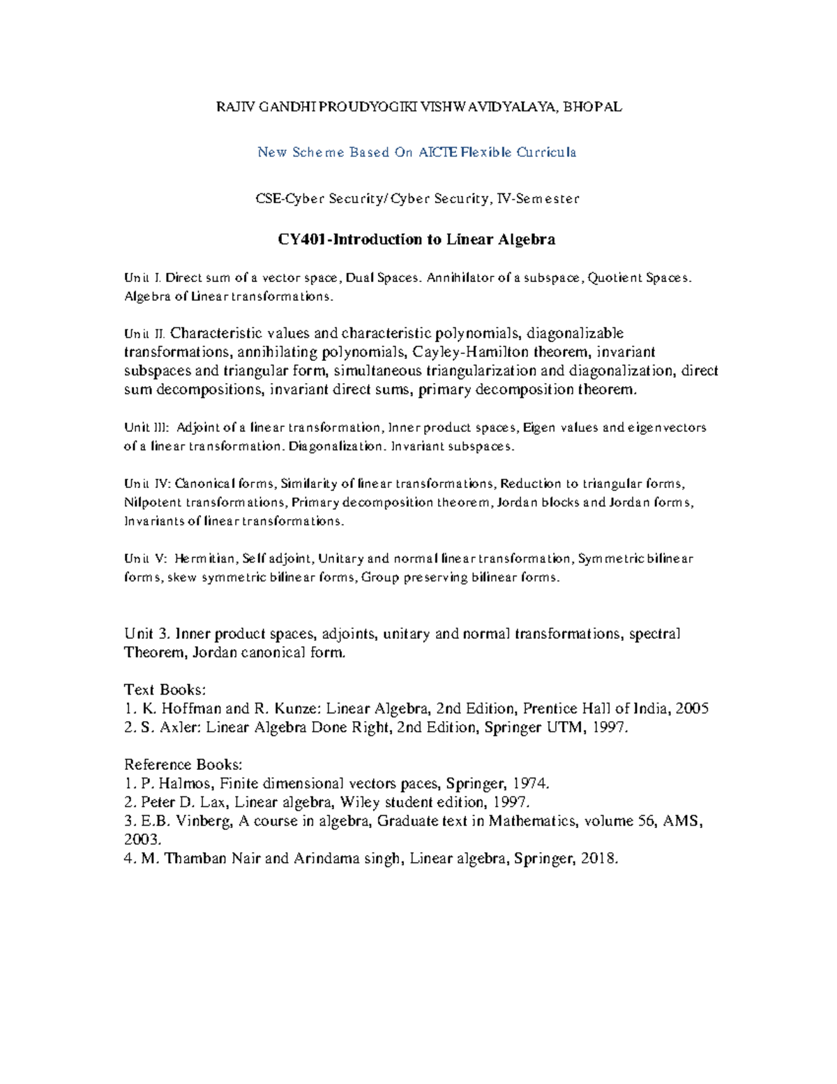 IV Sem Cyber Security: Comprehensive Study Guide on CY402, CY404, CY405 ...