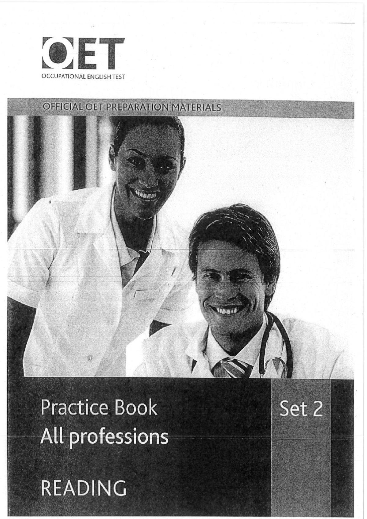 OET Reading Practice Book Set 2 for All Professions - Studocu