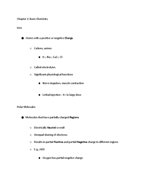 Human Anatomy & Physiology Review Notes (Course Code: ANPH 101 ...
