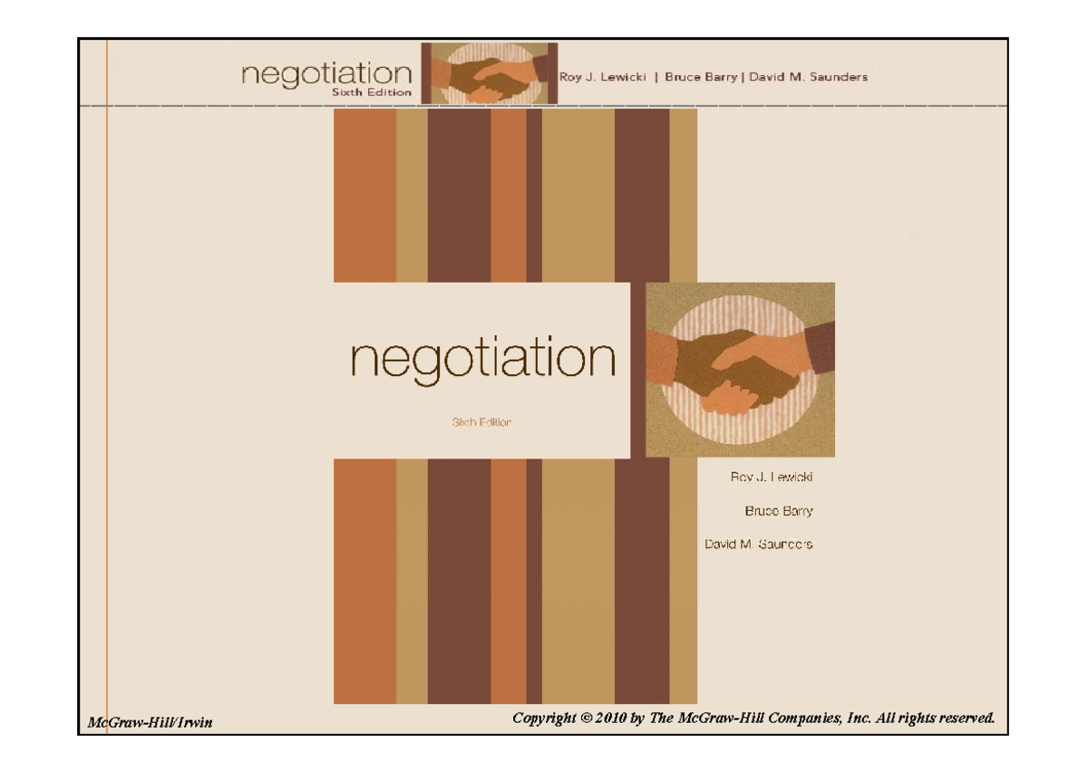 CHAPTER 6: Communication Models and Negotiation Strategies - Studocu