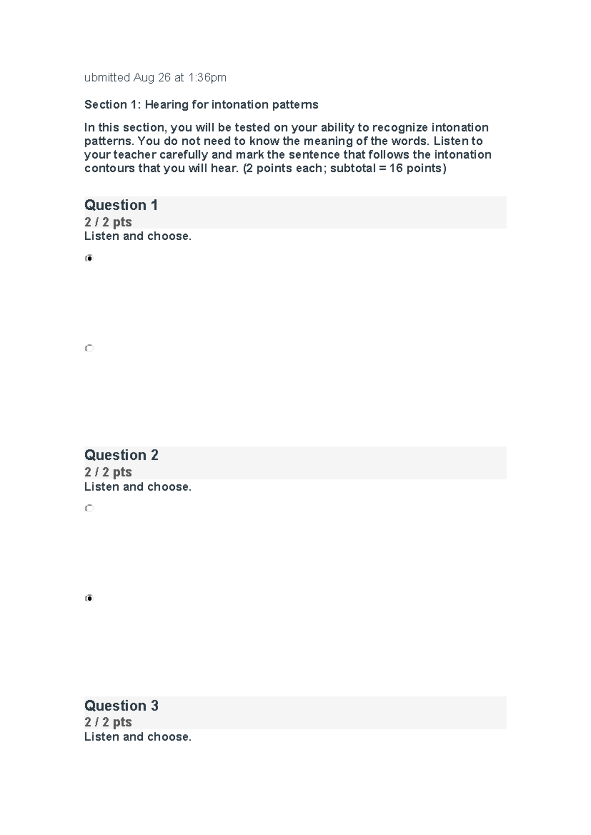 Final exam notes for avanzado 3: Intonation and listening skills - Studocu