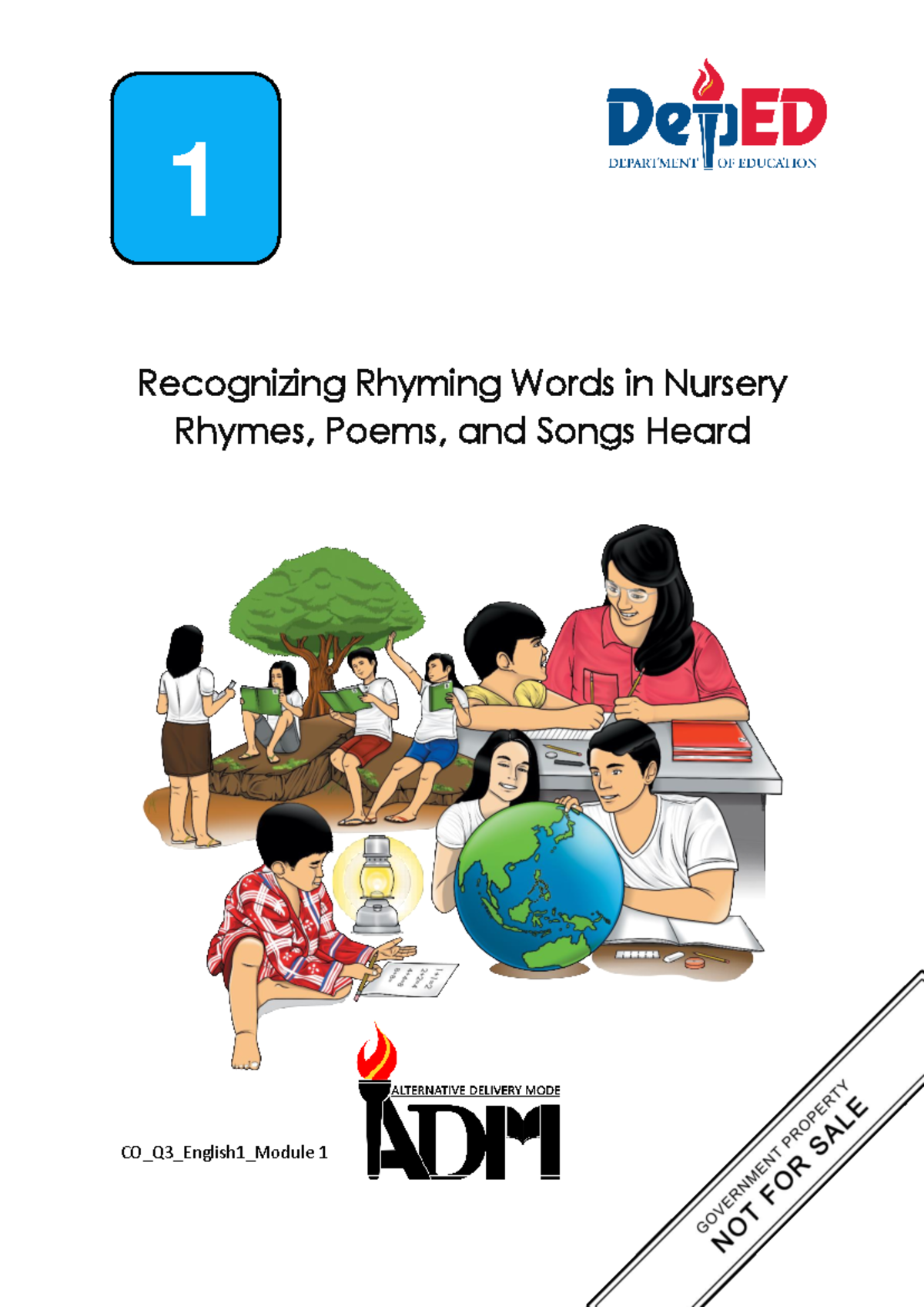 English 1 Q3 Mod1: Identifying Rhyming Words in Nursery Rhymes - Studocu