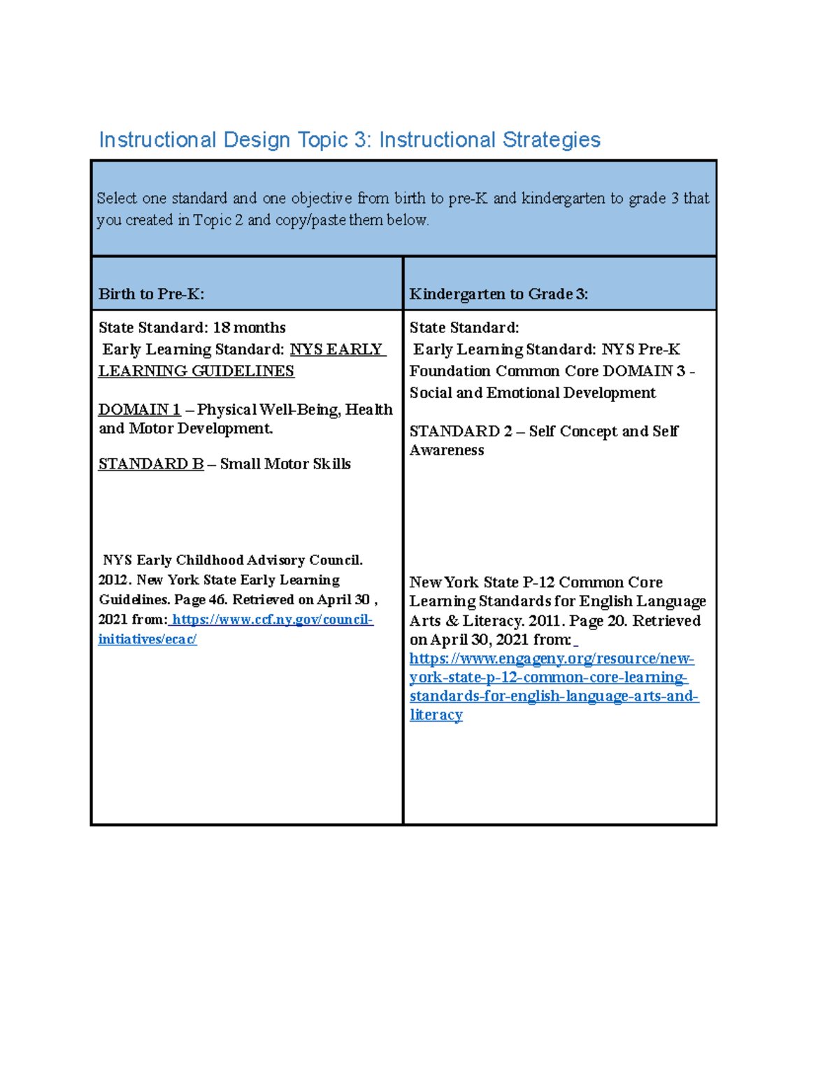 Instructional Design Topic 3 Instructional Strategies - Instructional ...