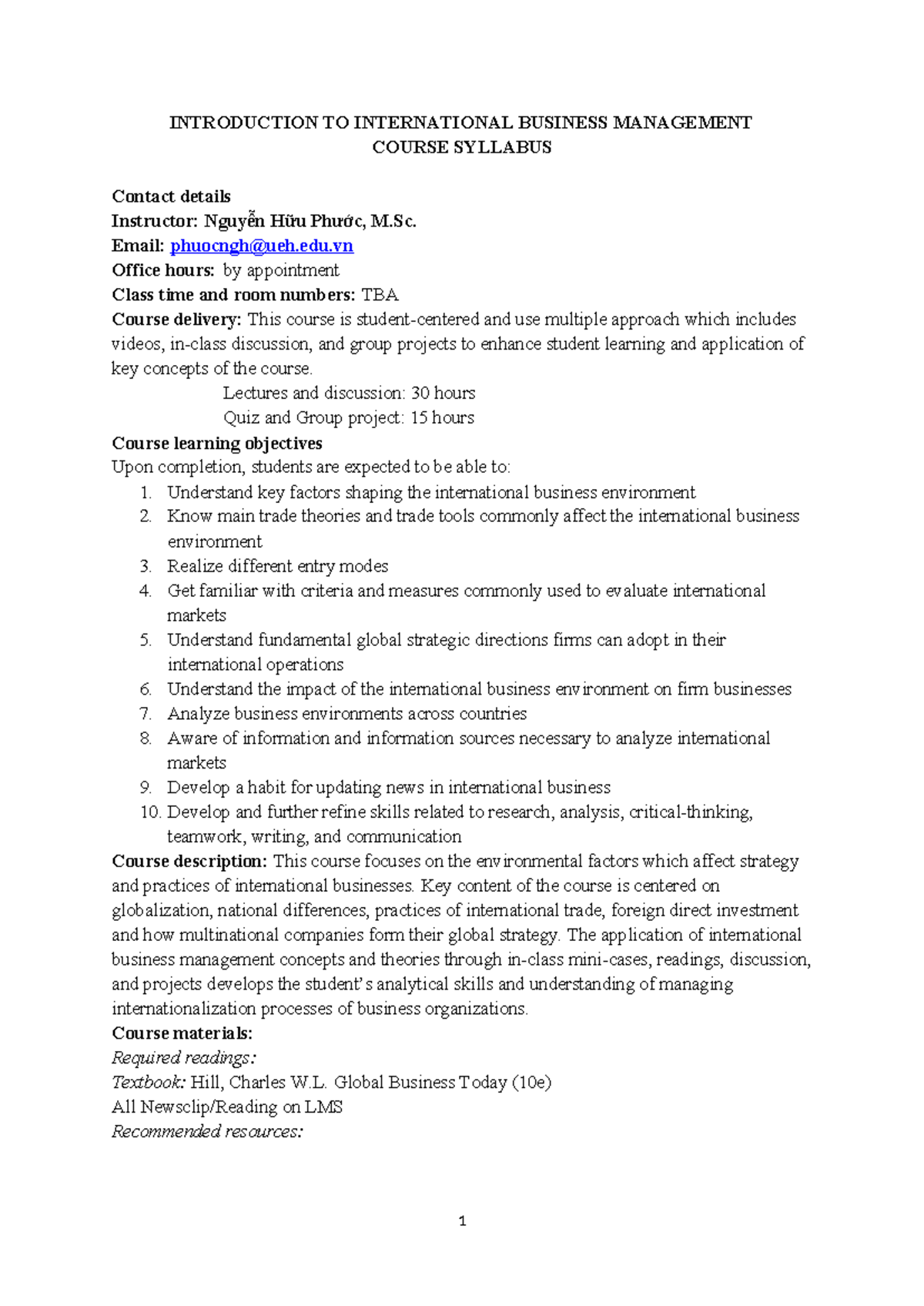 Syllabus IB 2024 Updated 240425 - INTRODUCTION TO INTERNATIONAL ...