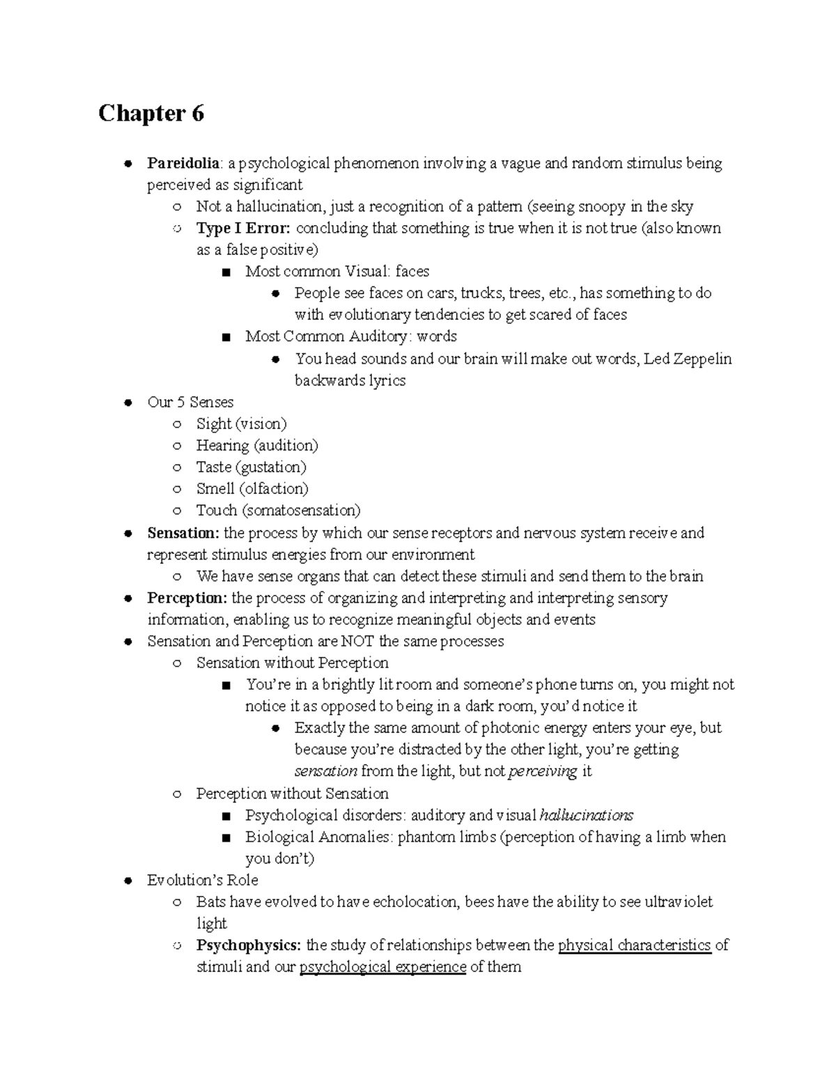 Psychology 101: Chapter 3 - Consciousness, Sleep, and Dreaming Notes ...