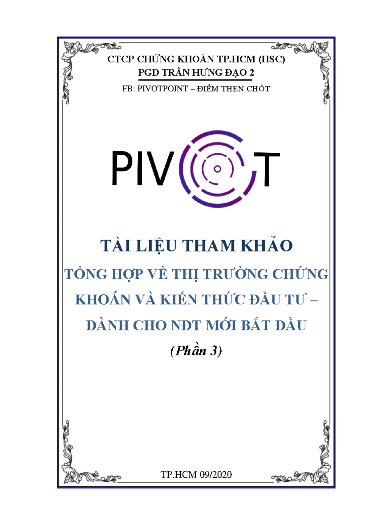 CTCP CHỨNG KHOÁN TP.HCM (HSC) - Tài Liệu Tham Khảo Đầu Tư Cho NĐT Mới ...