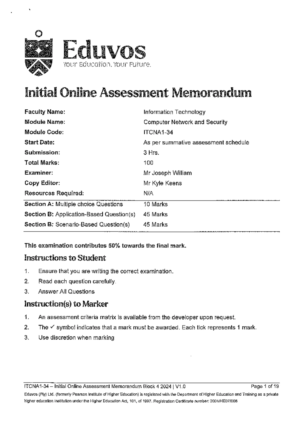 2025 Block 2 Initial Summative Assessment Schedule (V1.0) - Studocu