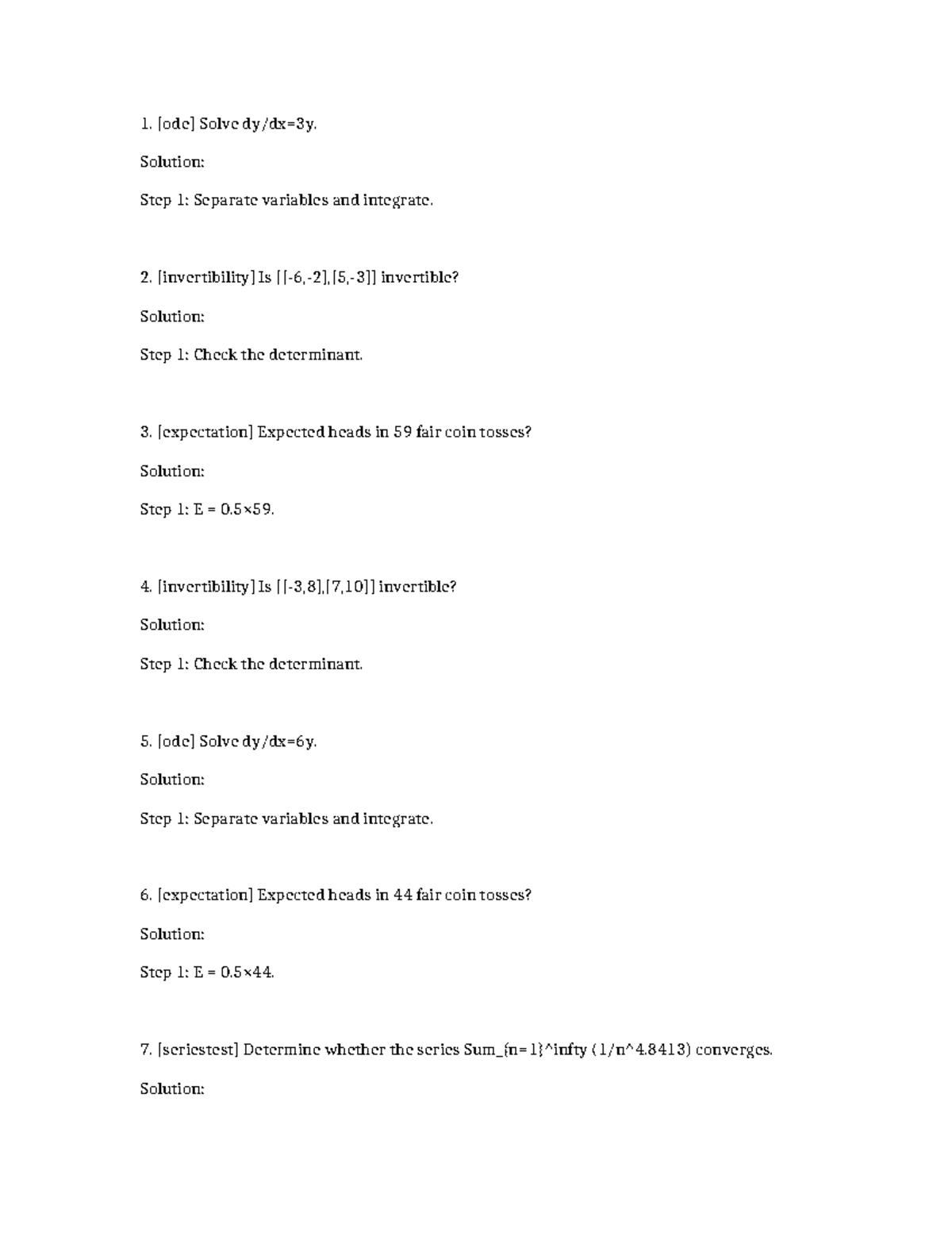 Math 4555: Partial Solutions for Key Problems and Concepts - Studocu