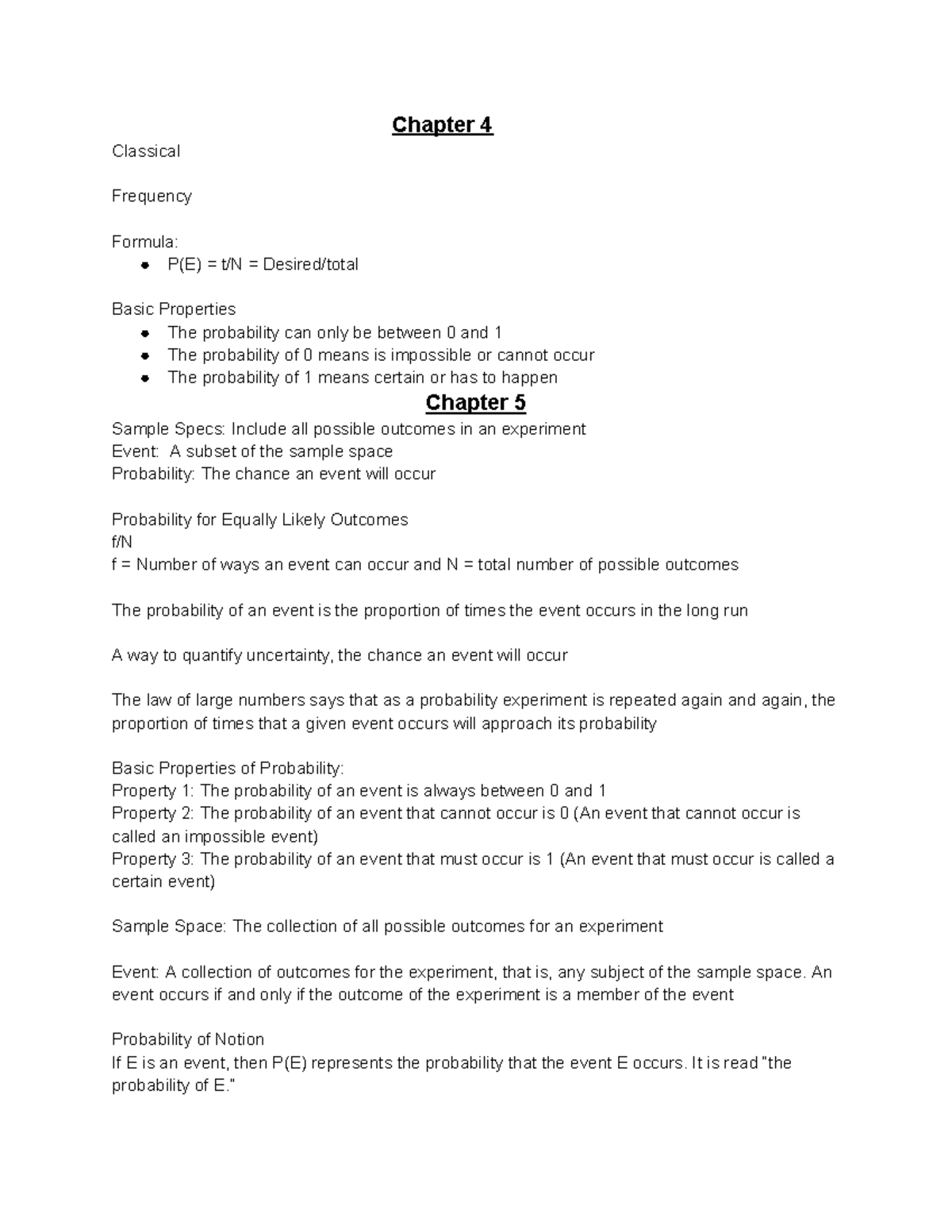 Statistics Study Guide: Probability Distributions and Normal Curves ...