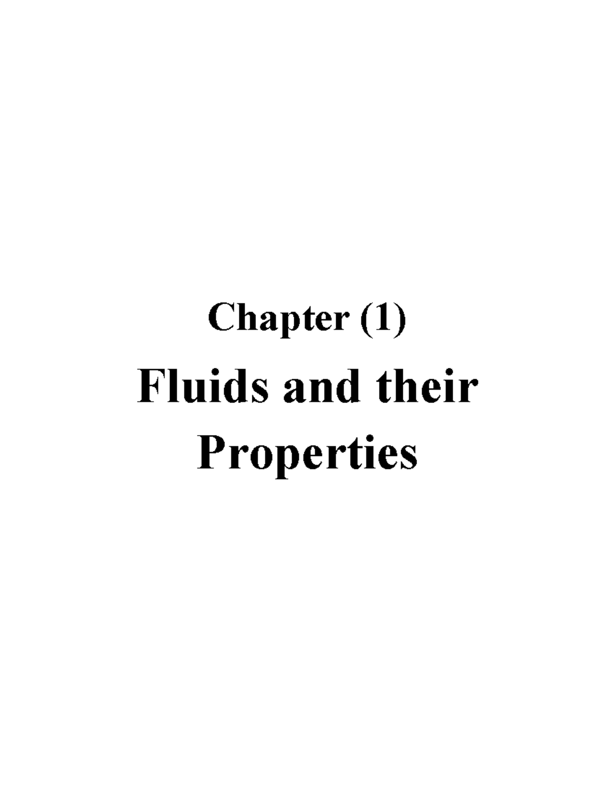 Fluid Mechanics (FLUID-101) - Lecture Notes on Fluid Properties - Studocu