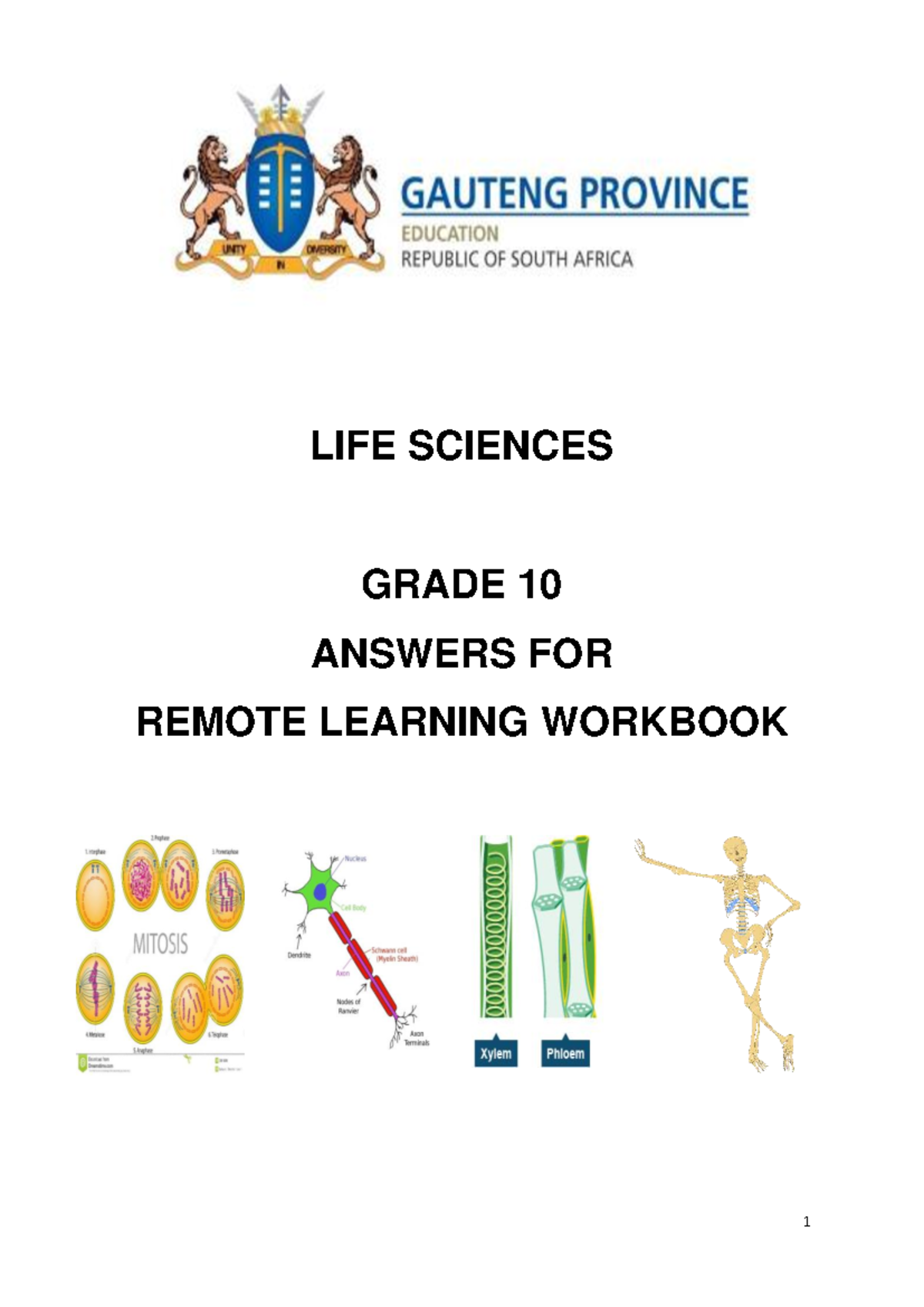 Gr.10 Answers Remote learning workbook term 3 - LIFE SCIENCES GRADE 10 ...