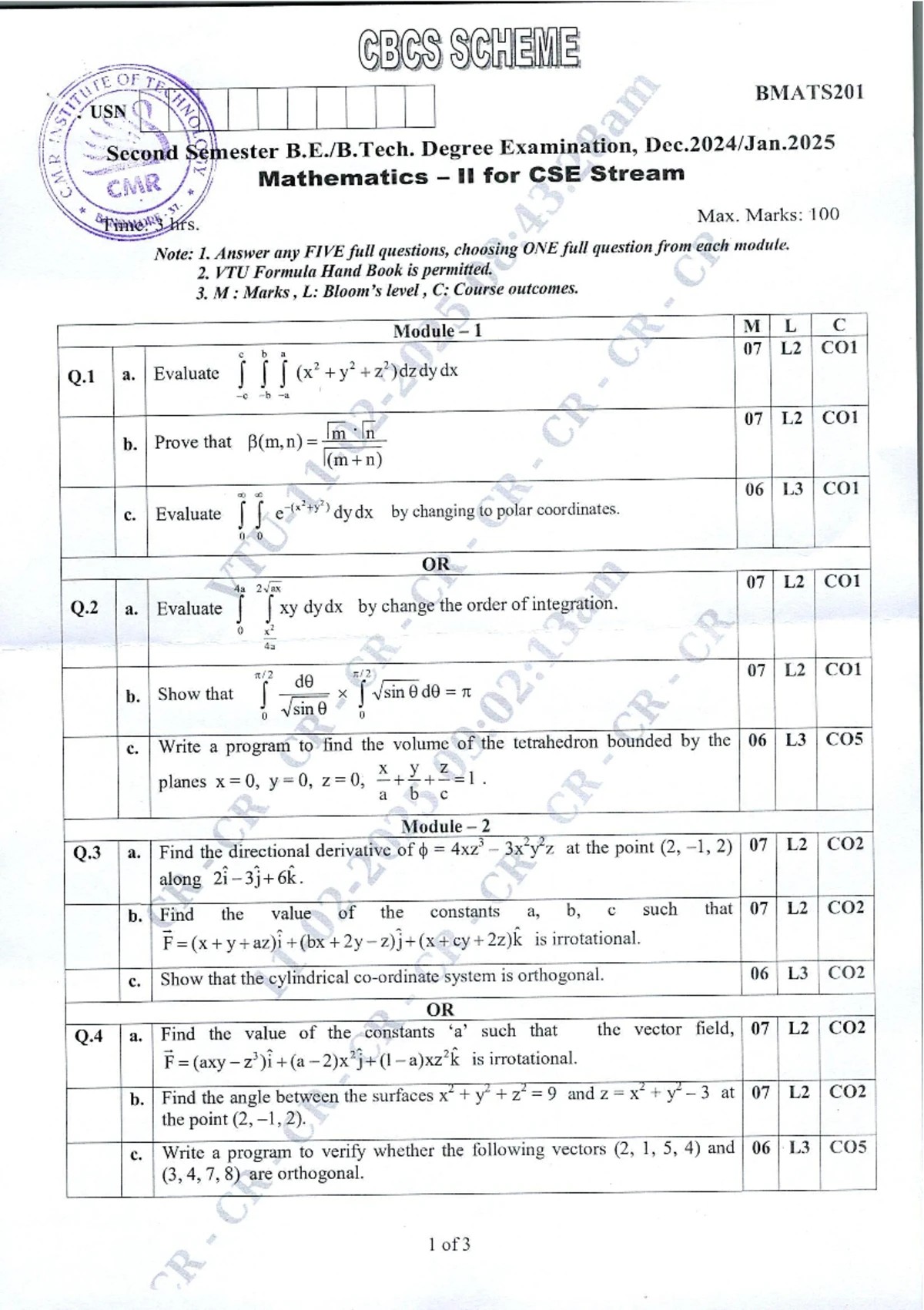 VTU Solutions for Projection of Plane Surfaces: Detailed Guide - Studocu