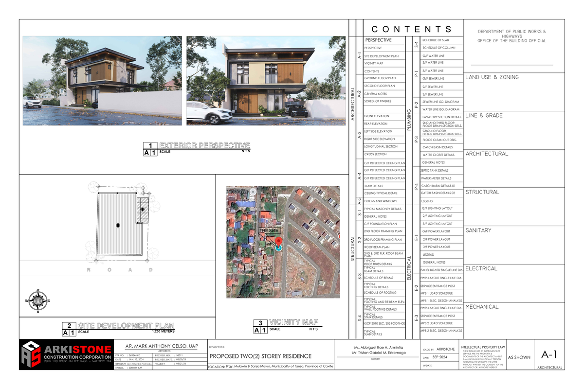 Proposed Two-Storey Residence Plans and Details (MS. ABBY) - Studocu
